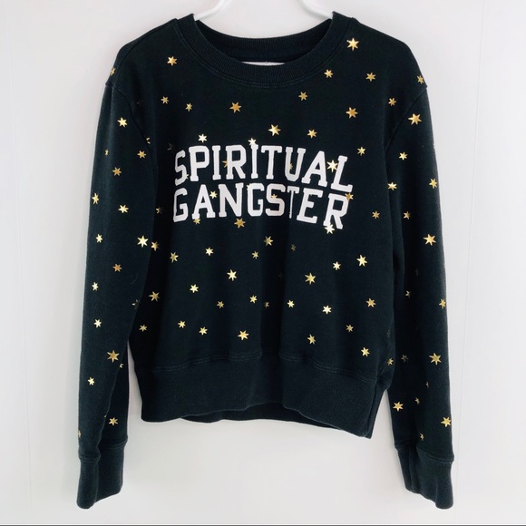 Spiritual Gangster Other - Spiritual Gangster Gold Foil Star Sweatshirt